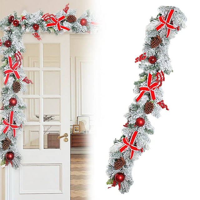 Big Savings! Christmas Garland Tantouec Wreath, Christmas Flower Vine