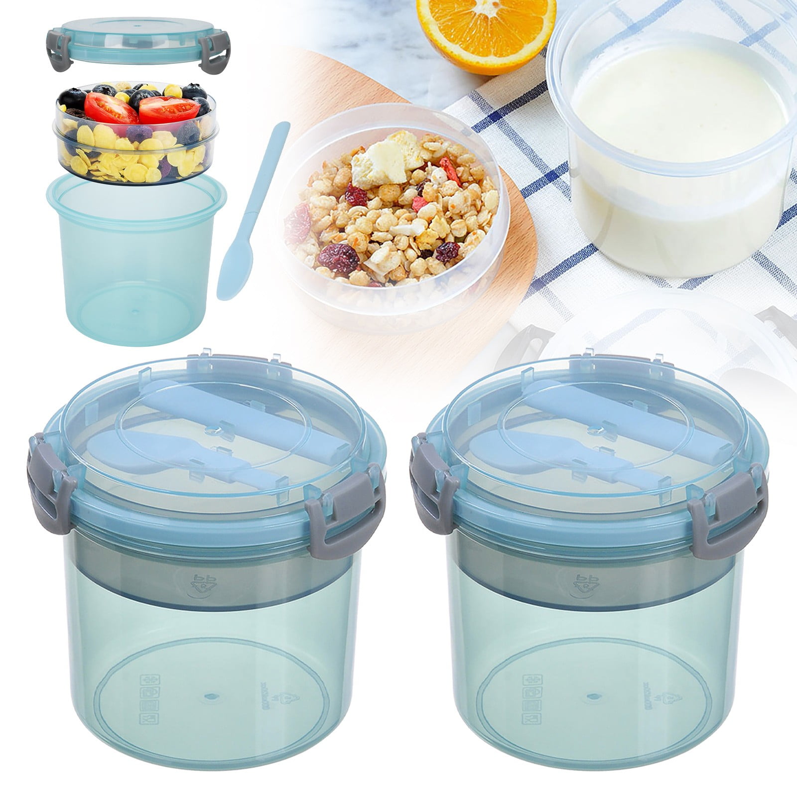 Big Savings Clearance, Water Bottle Tantouec, 3Pc Breakfast Cup, 3