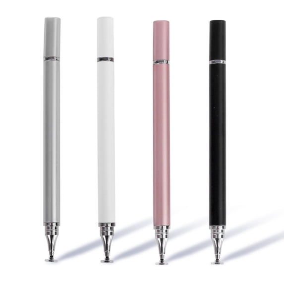Tablet Pen 2-in-1, Disc Tip Pen with Ballpoint for Touch Screens, Stylus Pen for All Mobile Phones and Tablets, Precision Drawing & Writing Pen