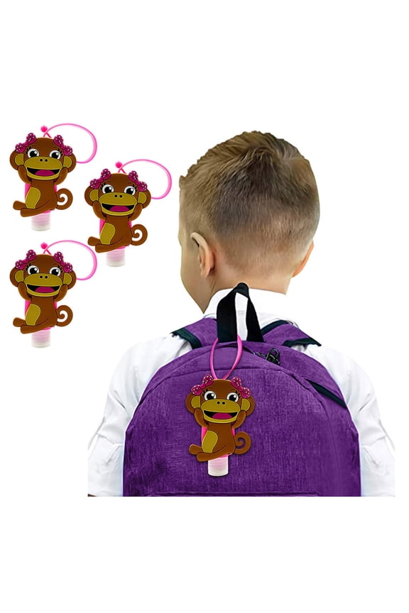 3pcs Portable Empty Bottle Hang Dispenser Travel Keychain 30ML Flip Cap Reusable Liquid Soap Containers Camping Gear