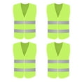 thumbnail image 1 of karymi 4PCS High Visibility Running Reflective Vest Security Equipment Night Work Tops, 1 of 5