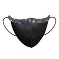 thumbnail image 1 of karymi Adult Unisex Mask Outdoor Windproof Foggy Flash Sequins Nightclub Mask Wholesale, 1 of 2
