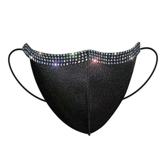 karymi Adult Unisex Mask Outdoor Windproof Foggy Flash Sequins Nightclub Mask Wholesale