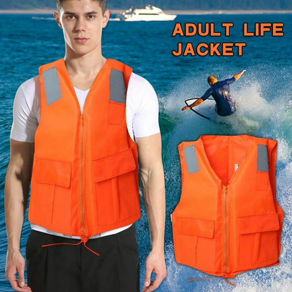 karymi Adults Life Jacket Aid Vest Kayak Ski Buoyancy Fishing Watersport Sports and Outdoors