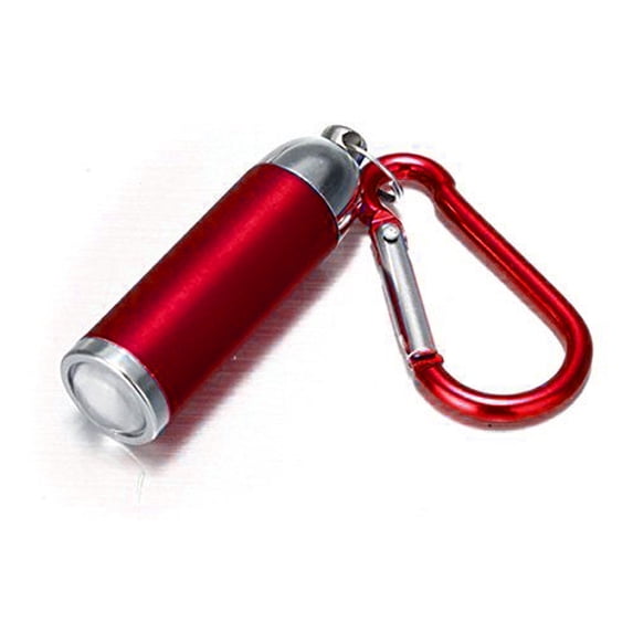 karymi Bright Mini LED Camping Flashlight Torch Keyring Portable KeyChain Hiking Accessories Summer