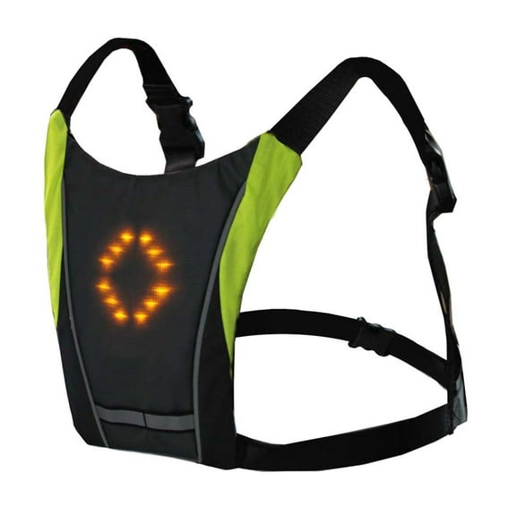 karymi Cycling Bicycle LED Wireless Turn Signal Light Vest Riding Night Guiding Travel Accessories