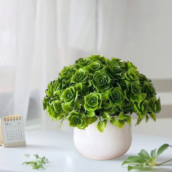 Big Savings karymi Desktop Decoration Simulation Potted Decoration Small Artificial Plants Suitable for Living Room Countertops Windowsills Desktop Decoration Christmas Outdoor Decorations