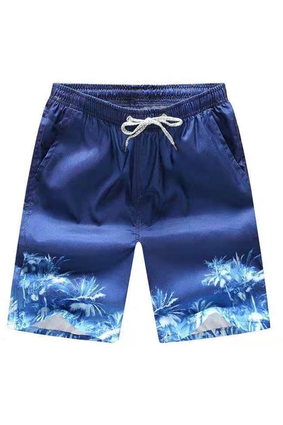 Fast-drying Men's Color Shorts Swimming Beach Shorts Flower Surfboard Shorts Swi Camping Gear Tailgating