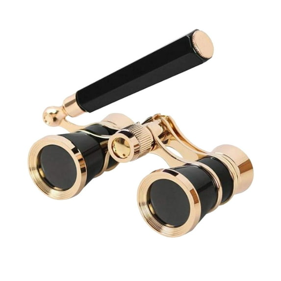 karymi Opera Glasses Binoculars Optical Metal Binoculars with Adjustable Handle Vintage Binocular for Adults Kids Women Travel Essentials Travel Essentials