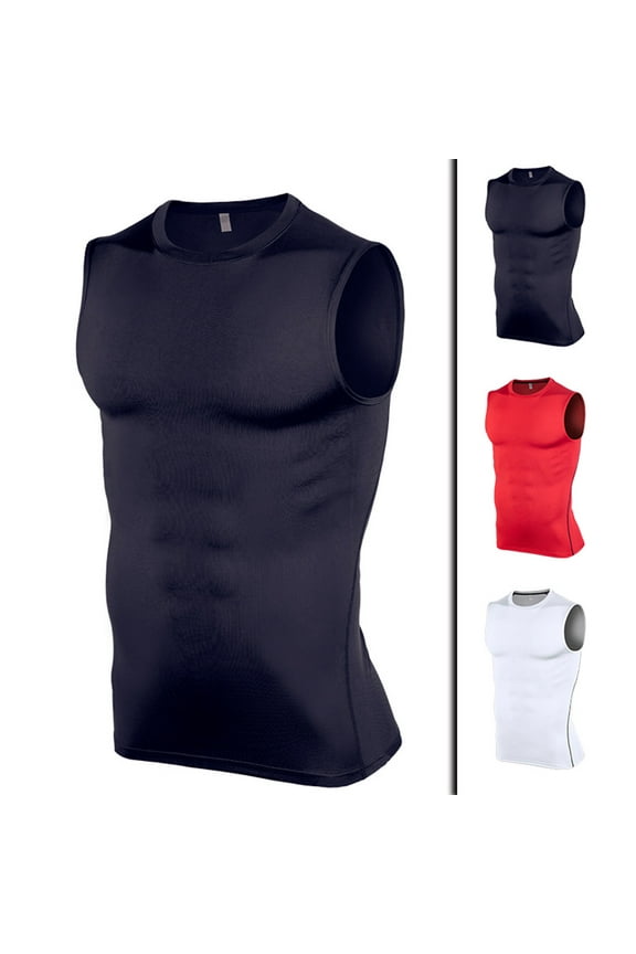 Sports Vest for MenStretch TightFitnessClothesGymnasiumTrainingRunning Speed Dry Gifts for Men Travel Accessories Sports and Outdoors