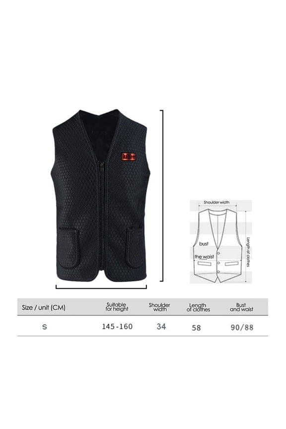 Winter Warm Men Women Heating Vest USB Infrared Flexible Outdoor Jacket Camping Accessories Camping Gear