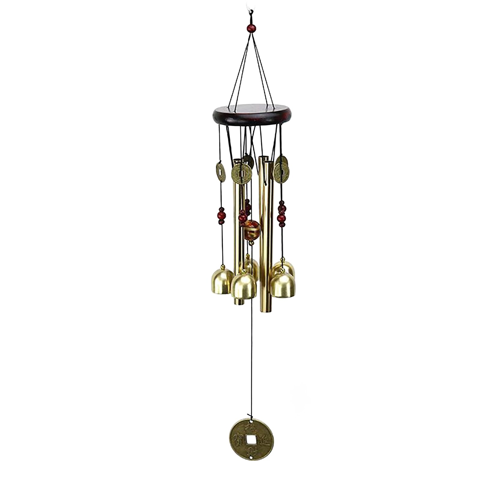 Big Seashell Wind Chimes Outdoor Hanging for Windows Hummingbird Solar