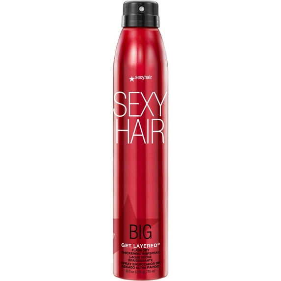 SexyHair Big Get Layered Flash Dry Thickening Hairspray 8 oz