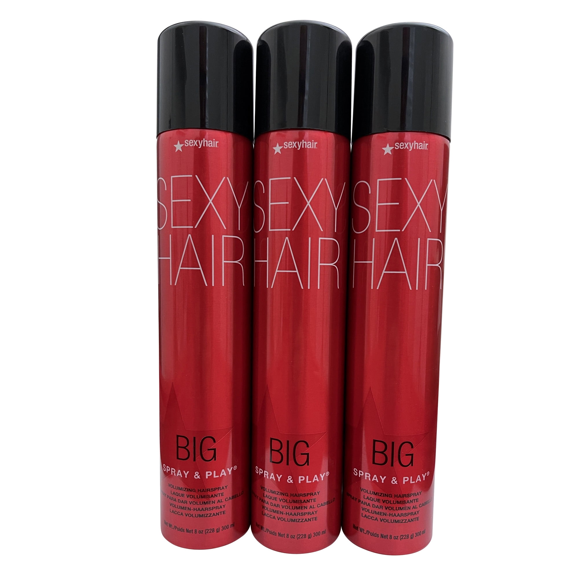 Big Sexy Hair Spray And Play Hairspray Volumizing Hairspray 8oz 3 Pack 