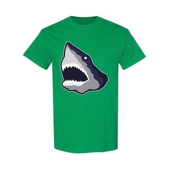 Big Shark Head T-Shirt Men -Image by Shutterstock, Male Medium