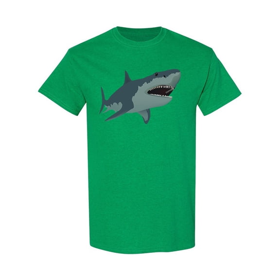 Big Shark T-Shirt Men -Image by Shutterstock, Male x-Large