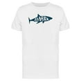 thumbnail image 1 of Big Shark With Silhouette T-Shirt Men -Image by Shutterstock, Male 3X-Large, 1 of 2