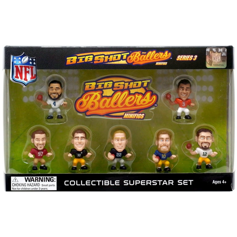 Big Shot Ballers NFL Series 3 Football Player Figures Toys