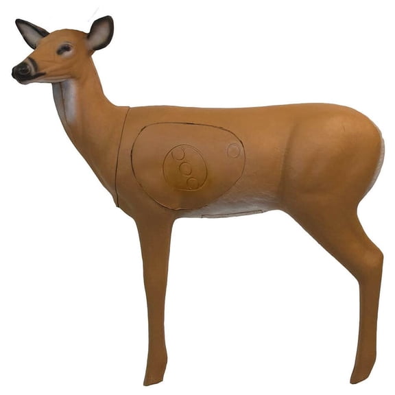BIGshot Pro Hunter Doe 3D Archery Target, Elasto-Flex Foam, Competition-Grade, Broadhead & Field Point Compatible, 37" x 33" (3D110-D)
