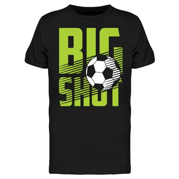 Big Shot Soccer T-Shirt Men -Image by Shutterstock, Male Large
