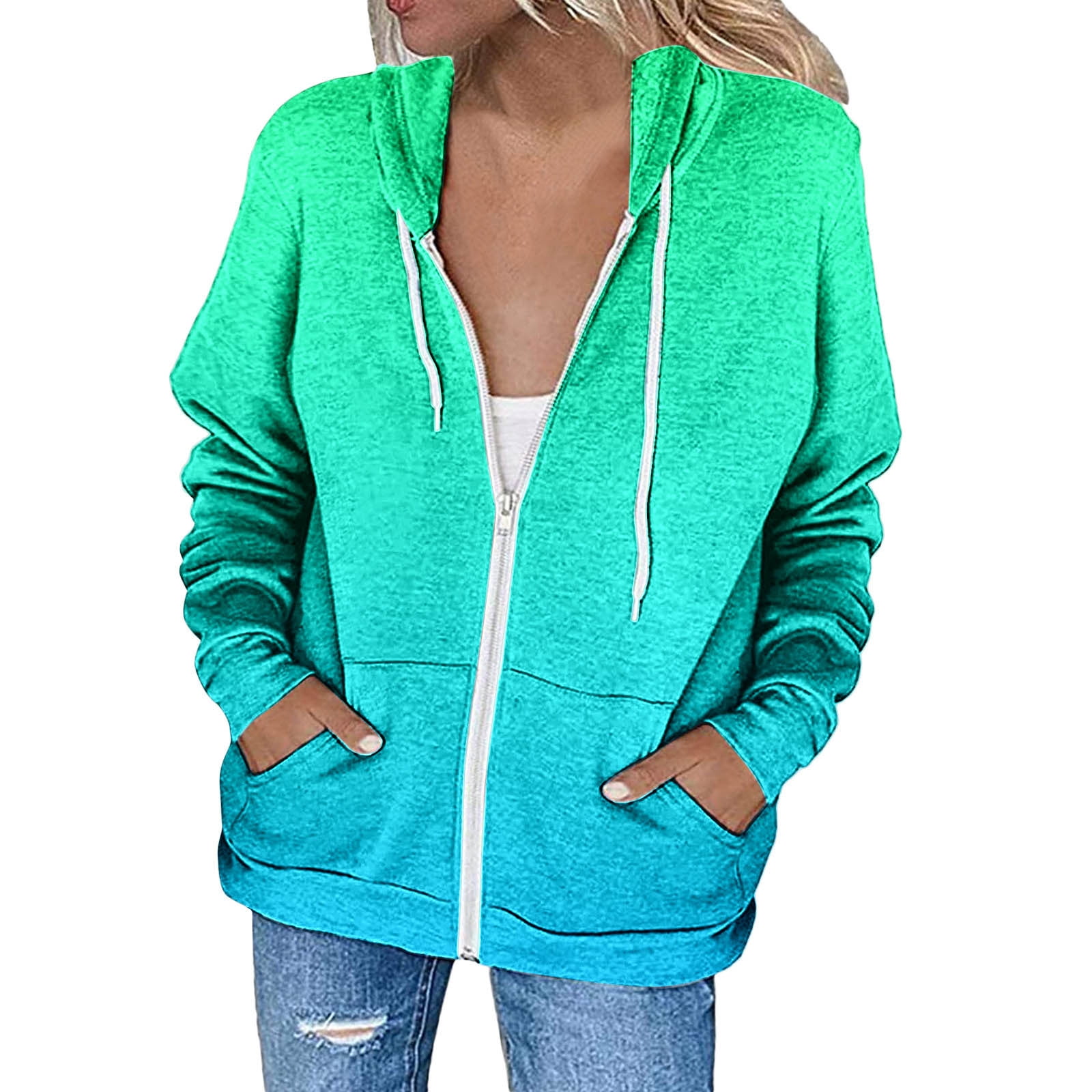 Hooded business shop jacket