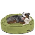 thumbnail image 1 of Big Shrimpy Nest Faux Suede Dog Bed, Medium, Clay, 1 of 1