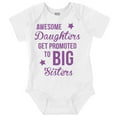 thumbnail image 1 of Big Sis Little Sister Younger Sibling Bodysuit Jumper Girls Infant Baby Brisco Brands 12M, 1 of 7