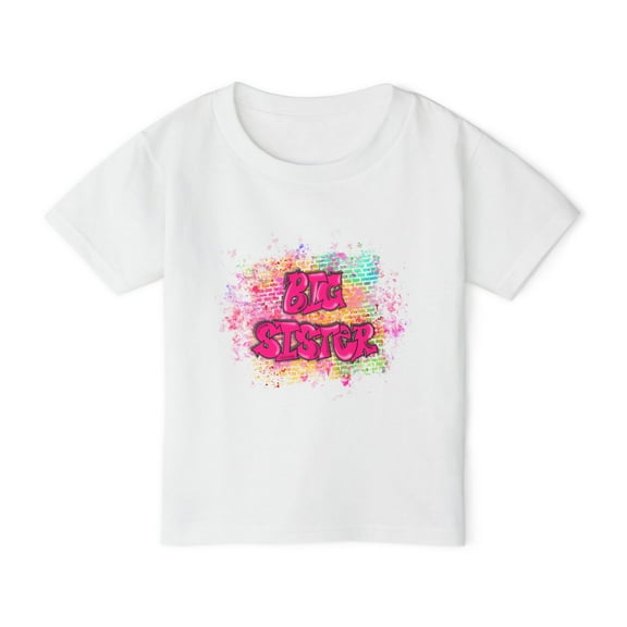 Big Sister Airbrush Apparel Custom Tee Heavy Cotton™ Toddler T-shirt