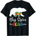 thumbnail image 1 of Big Sister Bear Autism Awareness T-Shirt Sister girl Gift T-Shirt, 1 of 3