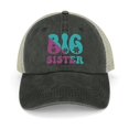 thumbnail image 1 of Big Sister Black Hat Adjustable Funny Fashion Unisex Baseball Cap for Men Women, 1 of 7