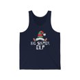 thumbnail image 1 of Big Sister Elf Unisex Tank Top, XS-2XL Christmas Holidays Xmas Elves, 1 of 2