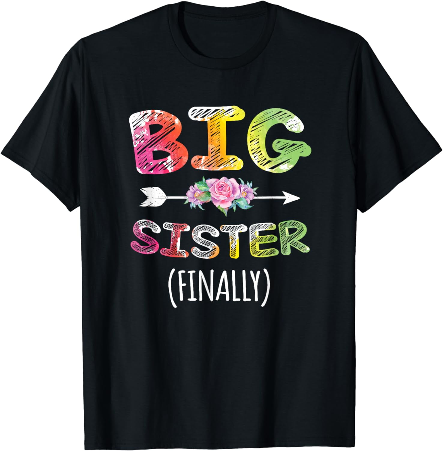Big Sister Finally Shirt Girls Kids Toddlers Big Sister TShirt