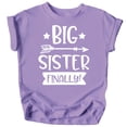 thumbnail image 1 of Big Sister Finally Sibling Announcement Shirts for Baby and Toddler Girls Sibling Outfits Purple Shirt, 1 of 3
