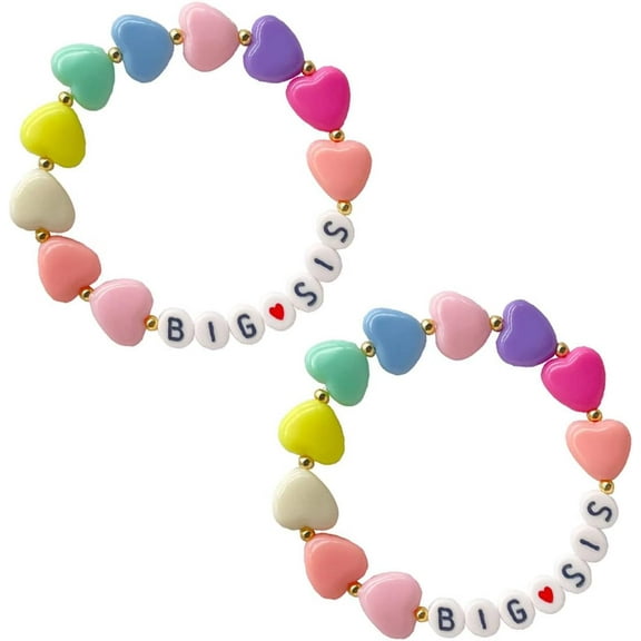 Big Sister Gift - Big Sis Bracelet - Toddler Jewelry for Girls - Big Sister Announcement Jewelry