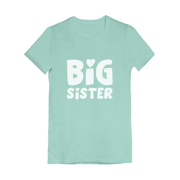 Big Sister Graphic T-Shirt - Ideal Sibling Gift by Tstars - Girls' Fitted Tee - Celebrate Family Love - Perfect for Announcing New Sibling - High Quality Print - Cotton Kids' Birthday Shirt