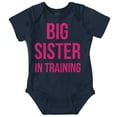 thumbnail image 1 of Big Sister In Training Expecting Bodysuit Jumper Girls Infant Baby Brisco Brands 12M, 1 of 6