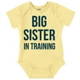 thumbnail image 1 of Big Sister In Training Expecting Bodysuit Jumper Girls Infant Baby Brisco Brands 12M, 1 of 6