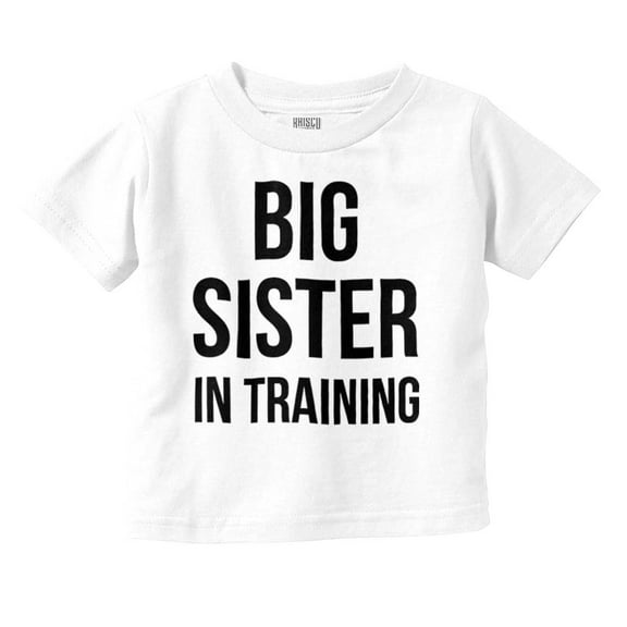 Big Sister In Training Expecting Youth T Shirt Tee Girls Infant Toddler Brisco Brands 4T