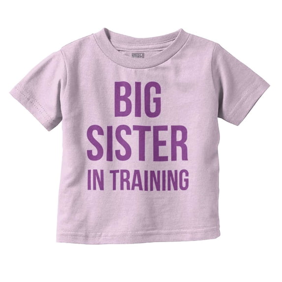 Big Sister In Training Expecting Youth T Shirt Tee Girls Infant Toddler Brisco Brands 6M