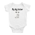 thumbnail image 1 of Big Sister Is A Samoyed Dog Funny Baby Bodysuit, 1 of 5
