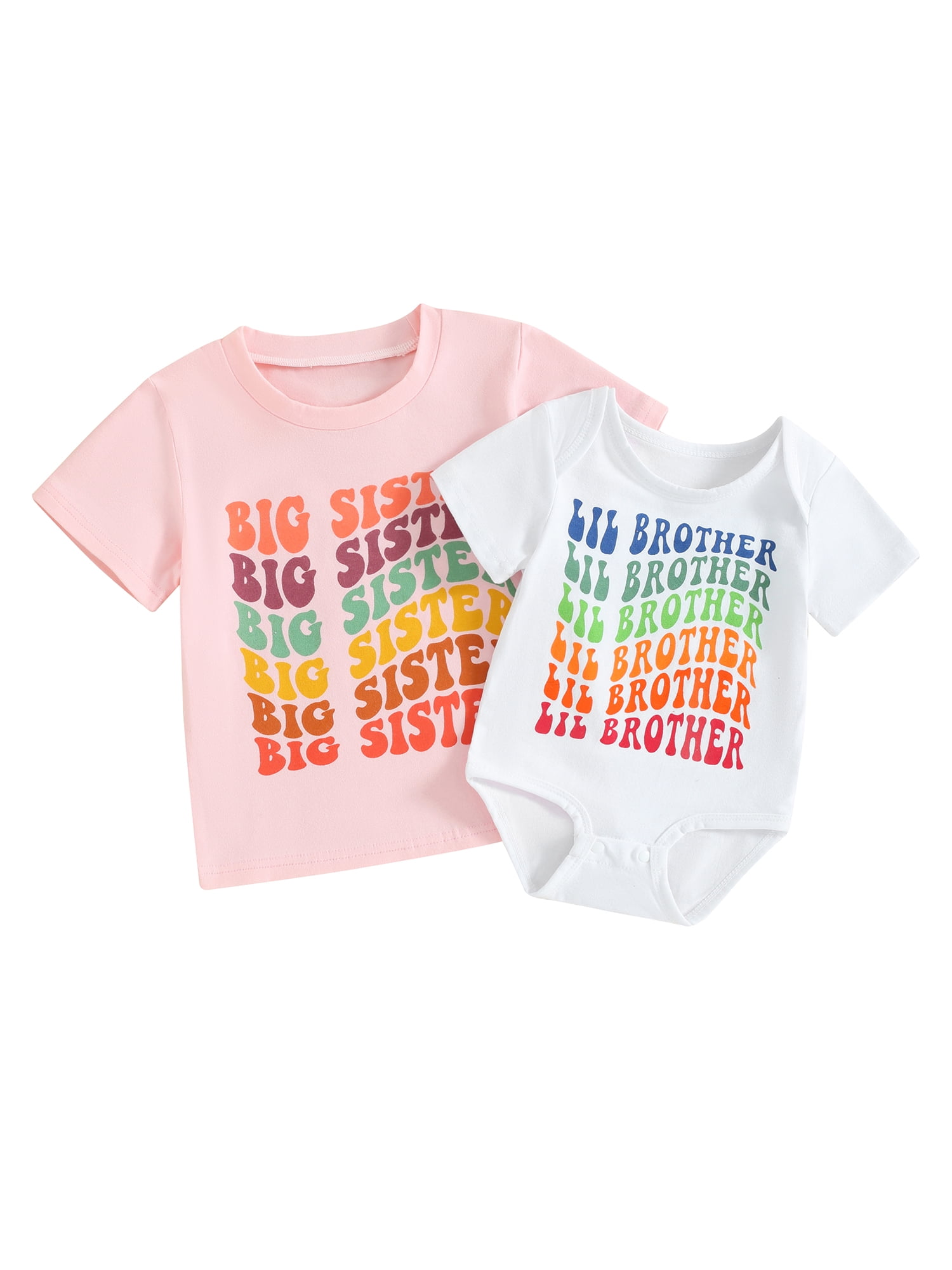 Maglione Abbinato Sorellina E Sorella Maggiore, Felpa In Cotone Con Ricamo - Outfit Coordinato Per Bambine, Taglie 0-5 Anni