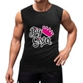 thumbnail image 1 of Big Sister Men'S Muscle T-Shirt, Sleeveless, Muscle Tank Tee Top S, 1 of 7