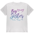 thumbnail image 1 of Big Sister Mermaid Tail Ocean Youth T Shirt White Youth X-SM, 1 of 1