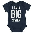 thumbnail image 1 of Big Sister Older Sibling Family Bodysuit Jumper Girls Infant Baby Brisco Brands 12M, 1 of 6