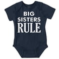 thumbnail image 1 of Big Sister Rule Older Sis Family Love Bodysuit Jumper Girls Infant Baby Brisco Brands 12M, 1 of 6