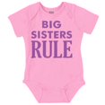 thumbnail image 1 of Big Sister Rule Older Sis Family Love Bodysuit Jumper Girls Infant Baby Brisco Brands 6M, 1 of 6