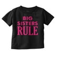 thumbnail image 1 of Big Sister Rule Older Sis Family Love Youth T Shirt Tee Girls Infant Toddler Brisco Brands 3T, 1 of 5