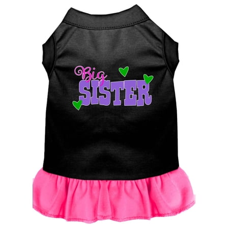 Pet Dog Cat Dress Screen Printed, "Big Sister"