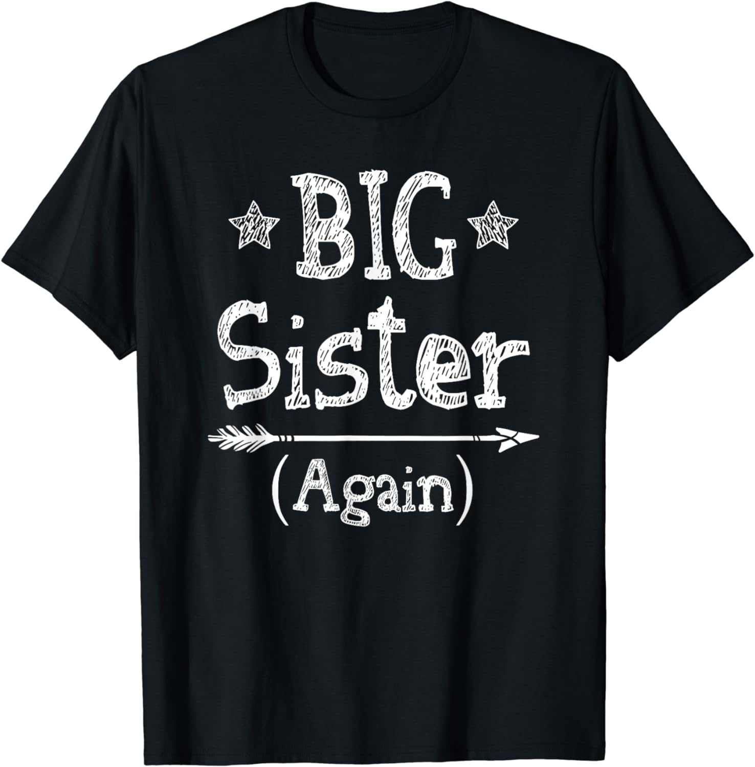 Big Sister Shirt for Girls Kids Women Big Sister Again TShirt