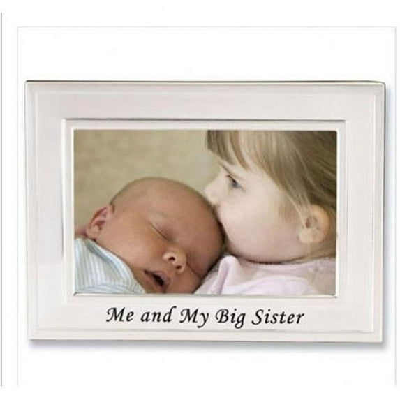 Big Sister Silver Plated 6x4 Picture Frame - Me And My Big Sister Design
